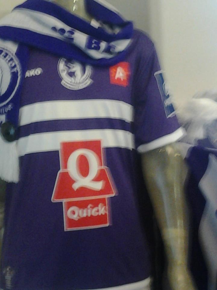 Front of the Beerschot AC 2011–12 home football shirt