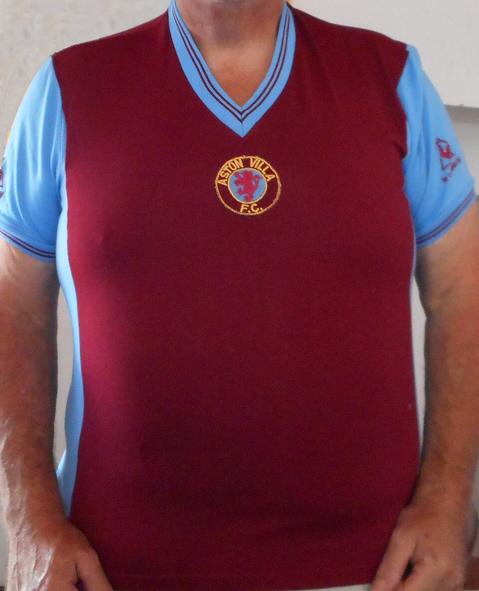 Front of the Aston Villa 1981–82 home football shirt