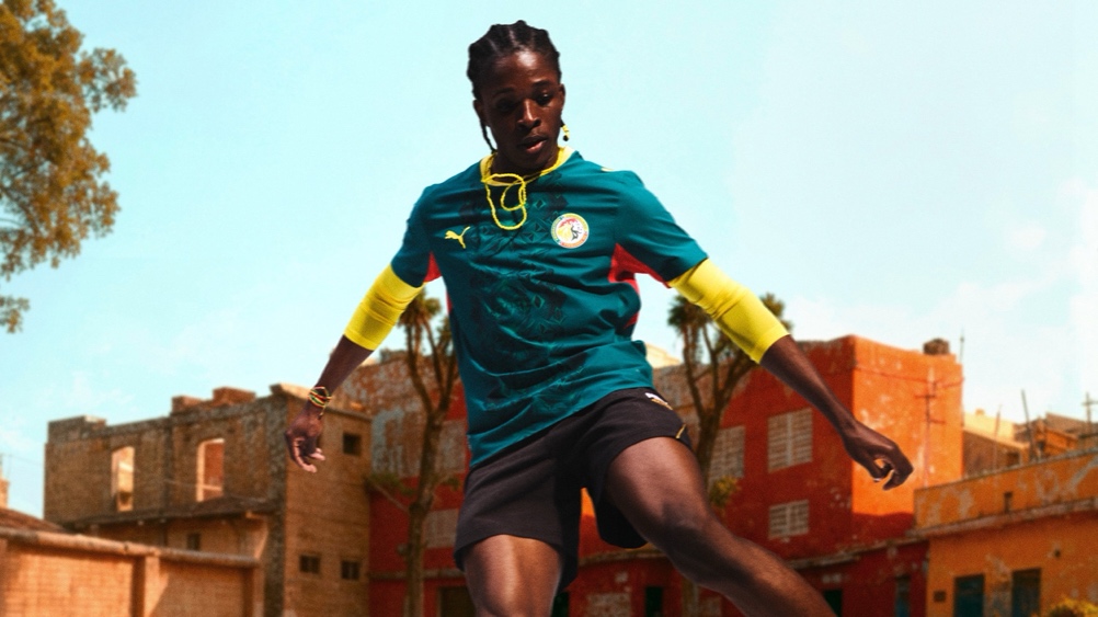 Front of the Senegal 2026 away football shirt