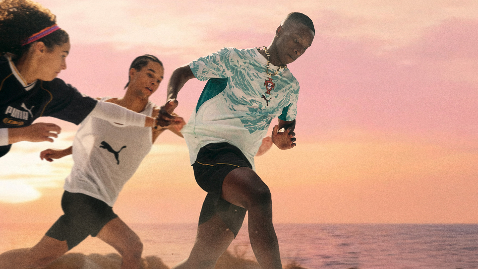 Front of the Portugal 2026 away football shirt